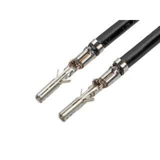 Molex Micro-Fit 3.0 Crimp Wire 150mm Length Black Jacket 0.75mm² Wire Size 214760-1122