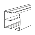 Planet-Wattohm Cable Trunking Keva White Mini Trunking W32mm x D15mm x L2.1m France 