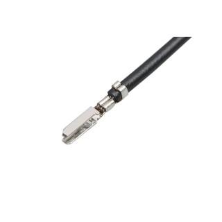 Molex Male Crimp Wire CLIK-Mate, 300 mm Length, Black Jacket, 0.25mm² Wire Size, Series 215710 215710-1124