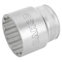 Bahco 1/2 in Drive 36 mm 12 Point Square Socket, Nickel Chrome Plated Alloy Steel, 57mm Overall Length 7800DM-36
