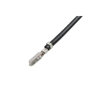 Molex Male Crimp Wire Unterminated 75 mm Black 215711-1121