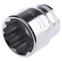 Bahco 1/2 in Drive 36 mm 12 Point Square Socket, Nickel Chrome Plated Alloy Steel, 57mm Overall Length 7800DM-36