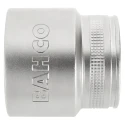 Bahco 1/2 in Drive 36 mm 12 Point Square Socket, Nickel Chrome Plated Alloy Steel, 57mm Overall Length 7800DM-36