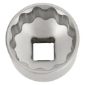 Bahco 1/2 in Drive 36 mm 12 Point Square Socket, Nickel Chrome Plated Alloy Steel, 57mm Overall Length 7800DM-36