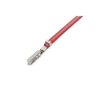 Molex Male Crimp Wire Unterminated 300 mm Length Red Jacket 0.14mm² 100V 215711-2114
