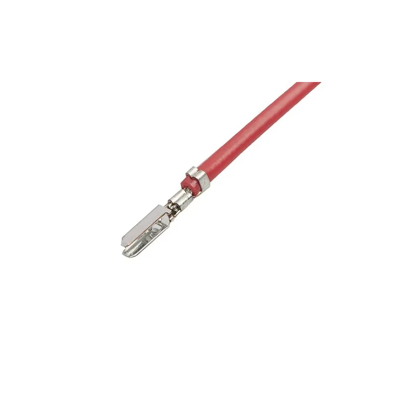 Molex Crimp Wire Male Connector Unterminated Wire 150 mm Length Red 215711-2102