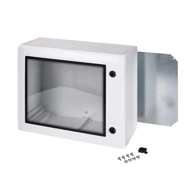 Fibox Polycarbonate Wall Box with IP66 Transparent Door 300 mm x 400 mm x 150 mm ARCA 304015W