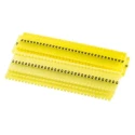 JLP PLIO®-CLIP Clip-On Pre-Printed Cable Marker, Black Legend /, Plain, N to Z, . for 6 mm Max and 3.6 mm Min 07370313000