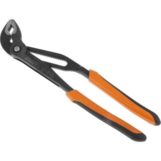 Bahco Water Pump Plier Dual Component Handle Steel 250mm Overall Length 40mm Jaw Phosphate Finish 7224
