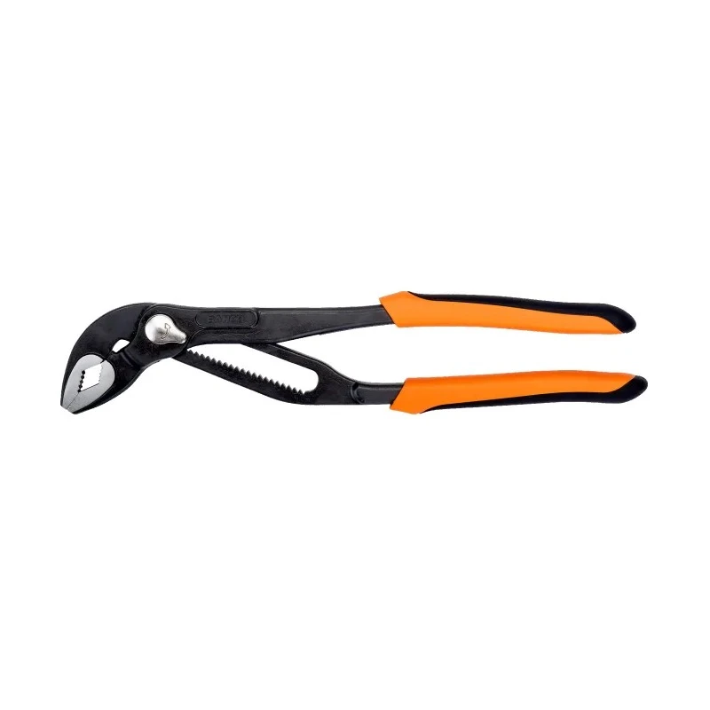 Bahco Water Pump Plier Dual Component Handle Steel 250mm Overall Length 40mm Jaw Phosphate Finish 7224