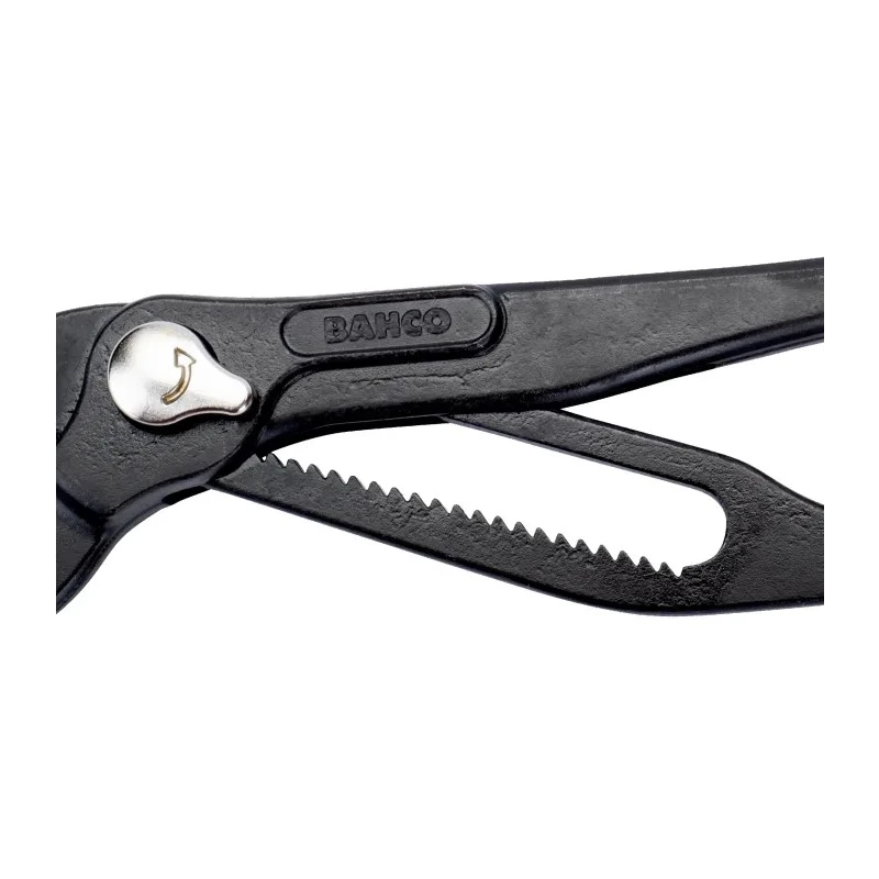 Bahco Water Pump Plier Dual Component Handle Steel 250mm Overall Length 40mm Jaw Phosphate Finish 7224