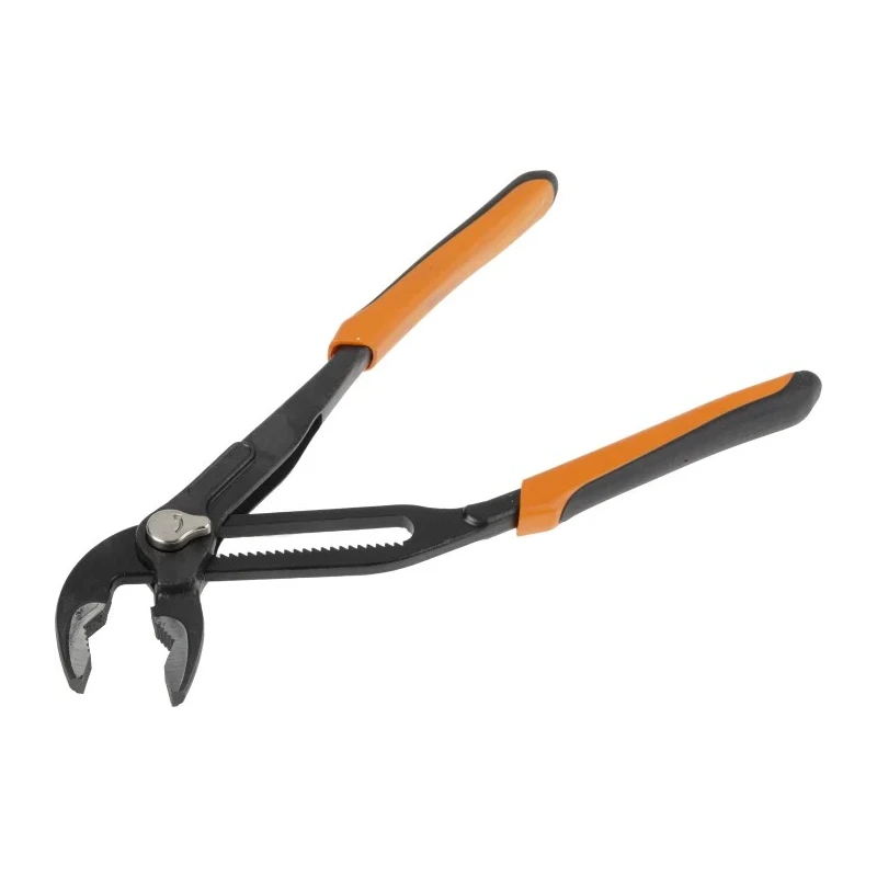 Bahco Water Pump Plier Dual Component Handle Steel 250mm Overall Length 40mm Jaw Phosphate Finish 7224