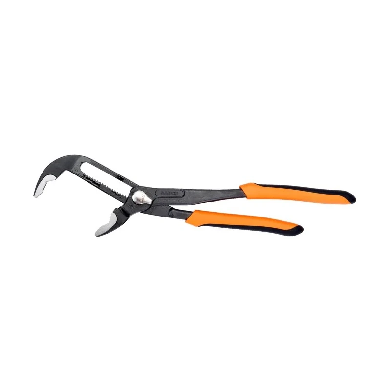 Bahco Water Pump Plier Dual Component Handle Steel 250mm Overall Length 40mm Jaw Phosphate Finish 7224