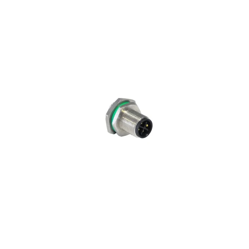 Bulgin Circular Connector 17 Contacts Panel Mount M12 Plug Male IP67 Buccaneer M12 Series PXMBNI12FPM17AFLM16001