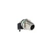 Bulgin Industrial Circular Connector 3 Contacts Panel Mount Socket Male Brass IP67 Buccaneer M8 Series PXMBNI08RAM03APCM8