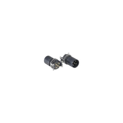 Bulgin Circular Connector 8 Contacts Panel Mount M12 Socket Male/Male IP67 Buccaneer M12 Series 