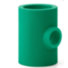 Fusion PPRC Fabricated Fitting Reducing Tee 110x20mm Size 4x1/2 Inches