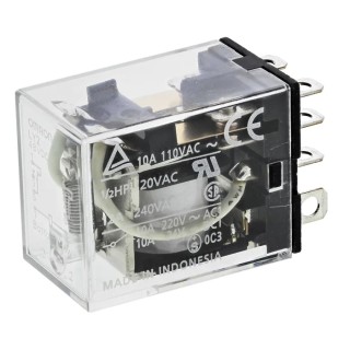 Omron DIN Rail Power Relay 48V DC Coil 10A Switching Current DPDT LY2 48VDC