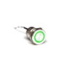 Bulgin Capacitive Switch Momentary NC Illuminated Green Red On-Off IP68 Stainless Steel MC19MCSGR