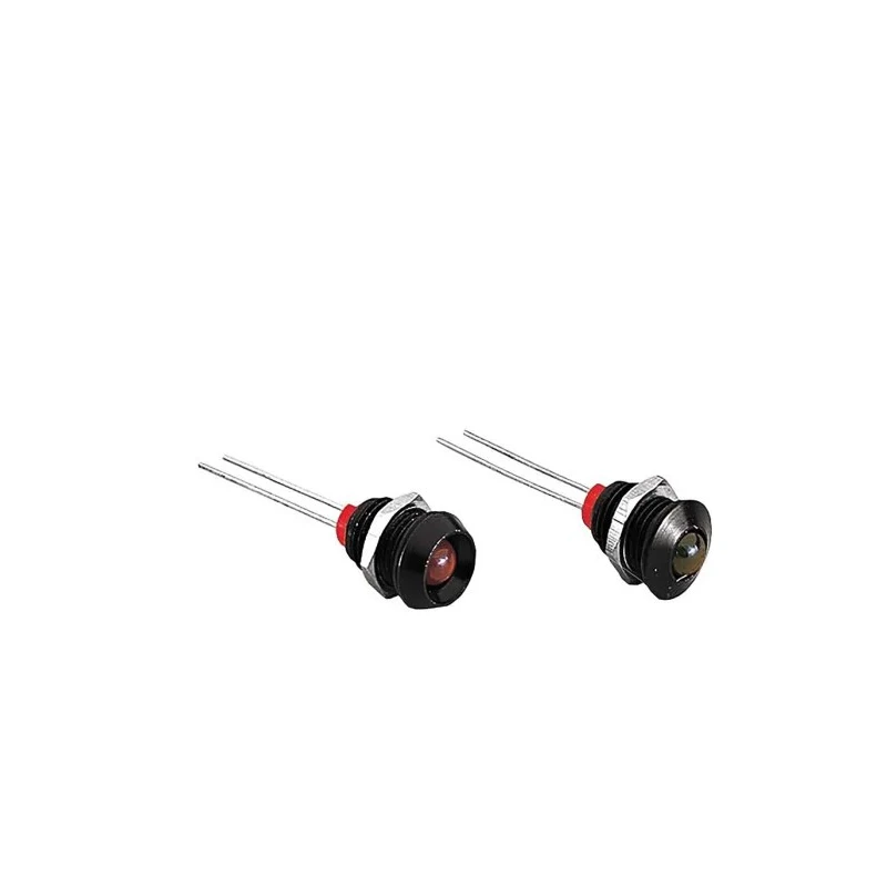 Bulgin Vandal Resistant Panel Mount LED Indicator DX1090/GN, Dual Colour Green and Red, IP66, 2.2V dc, 30mA Forward Current