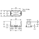 Omron Retaining Relay Clip Metal for G7L Series Relays, Relay Accessories R99-07 FOR G7L