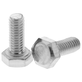 RS PRO Stainless Steel Hex Bolt M4 x 10 mm Plain Finish DIN 933 520-009