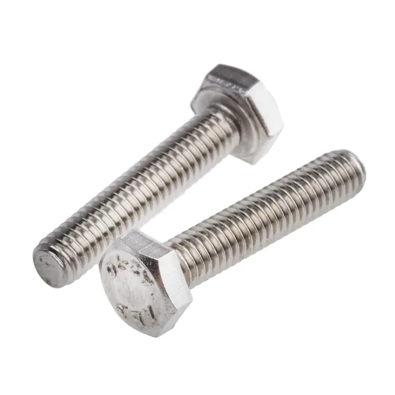 RS PRO Stainless Steel Hex Bolt M4 x 20 mm, Grade 8.8, Plain Finish 520-037