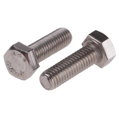 RS PRO Plain Stainless Steel Hex Bolt M5 x 16 mm 520-071