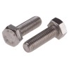 RS PRO Plain Stainless Steel Hex Bolt M5 x 16 mm 520-071