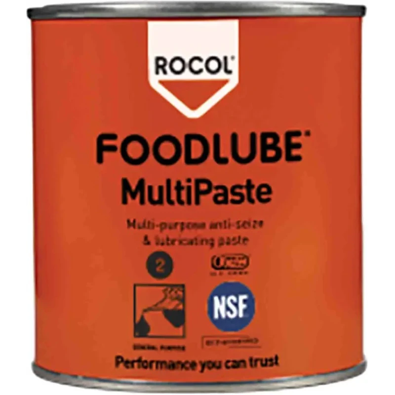 Rocol Foodlube Multi-Paste Multi-Purpose Lubricant Paste 500 g Tin Food Safe 15753