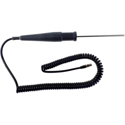 RS PRO PT100 Dome Liquid Temperature Probe, 100 mm Length, 4 mm Diameter, 50 °C Max PT100