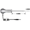 RS Pro NTC Needle Insertion Temperature Probe 115 mm Length 3.3 mm Diameter 150 °C Max 204-8388