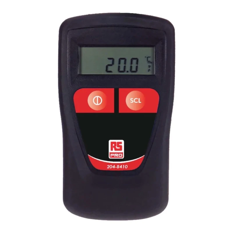 RS PRO K, Type N, Type E, Type J, Type R, Type T, Type S Probe Handheld Thermometer & Needle Probe Kit 1 Input 9V 204-8407