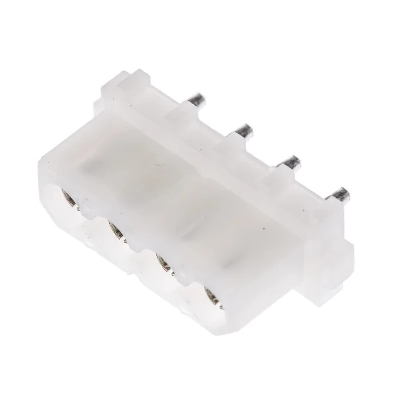 TE Connectivity Commercial MATE-N-LOK Series Straight Through Hole PCB Socket 4-Contact 1 Row 5.08 mm Pitch Solder 770997-1