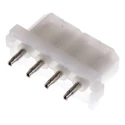 TE Connectivity Commercial MATE-N-LOK Series Straight Through Hole PCB Socket 4-Contact 1 Row 5.08 mm Pitch Solder 770997-1