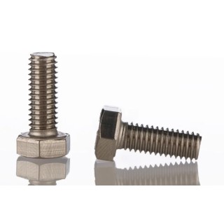 RS PRO Stainless Steel Hex Bolt M6 x 16 mm, DIN 933, A2 Type 304 Stainless Steel 520-122