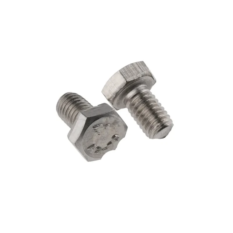 RS PRO Stainless Steel Plain Hex Bolt M6 x 10 mm DIN 933 520-116