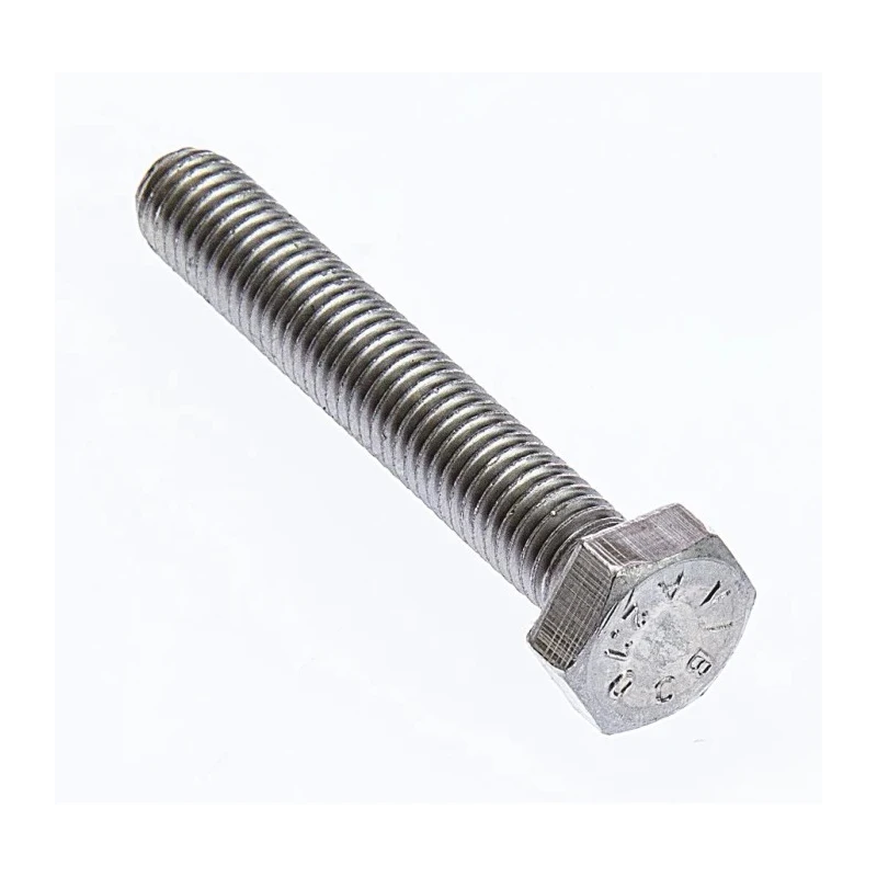 RS PRO Stainless Steel Hex Bolt M8 x 50 mm Grade 8.8 Plain Finish DIN 933 520-245