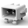 TE Connectivity Commercial MATE-N-LOK Series Right Angle Through Hole PCB Header, 2 Contacts, 5.08 mm Pitch, 1 Row 794120-1