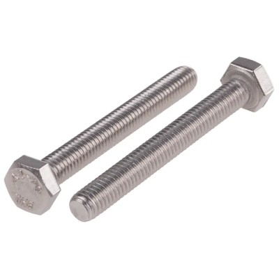 RS PRO Stainless Steel Hex Bolt M6 x 50 mm DIN 933 520-172