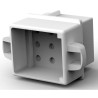TE Connectivity Commercial MATE-N-LOK Pin Housing Panel Mount Female Connector Nylon 9 Pole, 250V AC 13A 1-480277-0