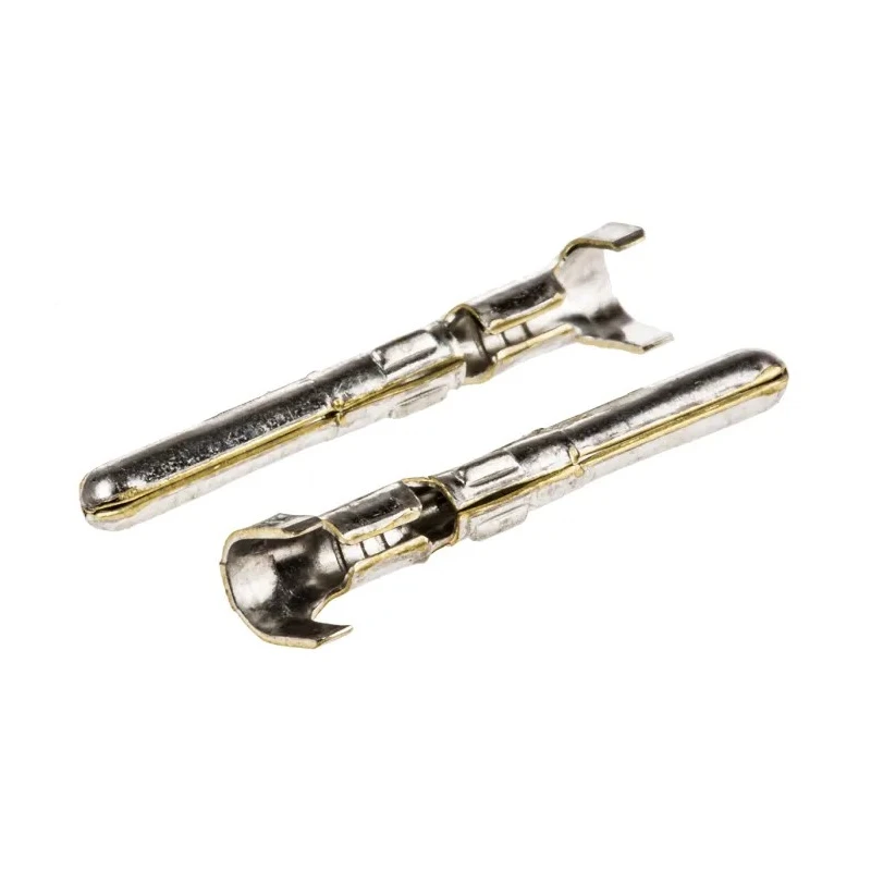 TE Connectivity Commercial MATE-N-LOK Series Male Crimp Terminal for 20 AWG to 17 AWG Wires 163305-2