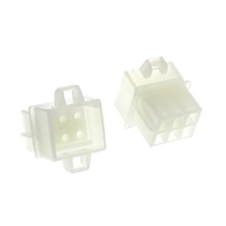 TE Connectivity Commercial MATE-N-LOK Pin Housing Panel Mount Nylon 6 Pole 13A 250V AC 1-480276-0