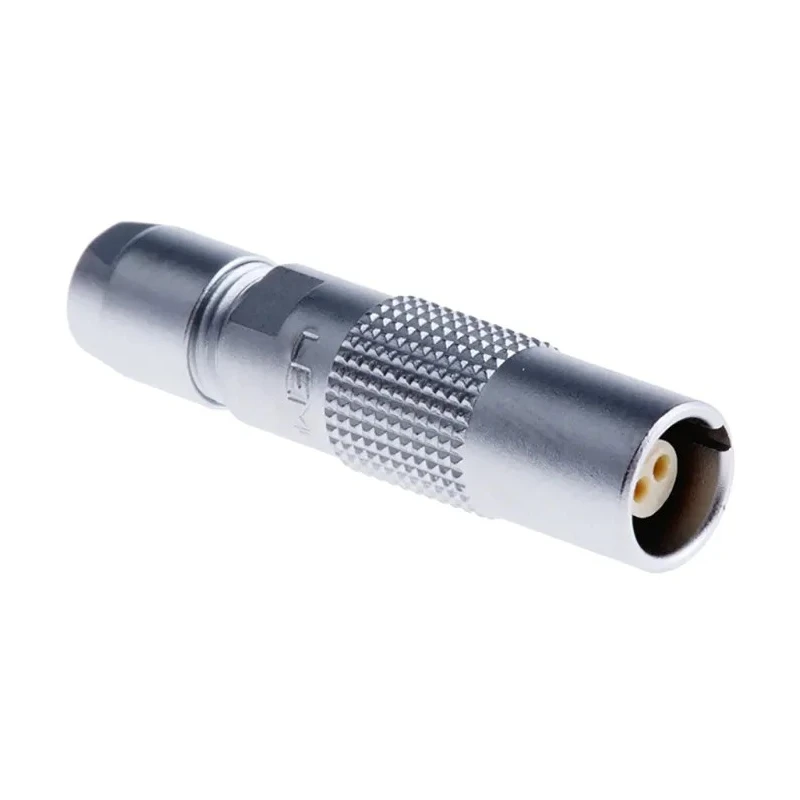 LEMO Circular Connector 2 Contacts Cable Socket Female IP50 Brass Housing 00 B Series PHG.00.302.CLLD35