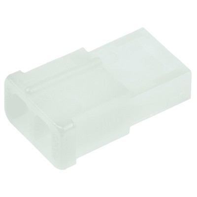 TE Connectivity Compact Power Connector Socket Housing Cable, 2 Pole Male, Crimp Termination, 250V ac, Nylon 1-480318-0