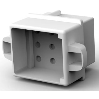 TE Connectivity Commercial MATE-N-LOK Pin Housing Panel Mount Female Connector 9 Pole 250V AC 13A 1-480277-0