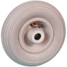 Guitel Hervieu Black Grey Polyurethane Trolley Wheel 70 kg Load Capacity 150mm Diameter 32mm Width 3590150