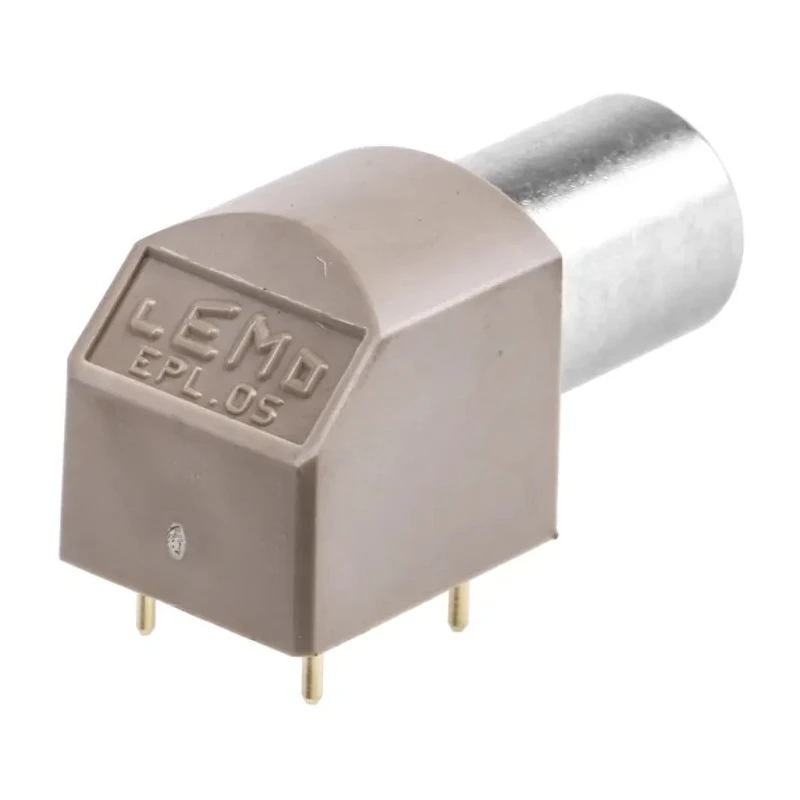 LEMO Circular Connector, 2 Contacts, Panel Mount, 11.6 mm, Socket Female, IP50, 1200V, Gold over Nickel EPL.0S.302.HLN