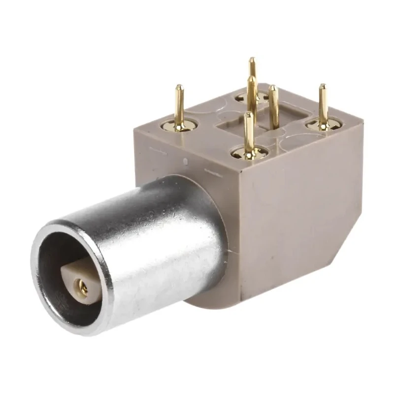 LEMO Circular Connector, 2 Contacts, Panel Mount, 11.6 mm, Socket Female, IP50, 1200V, Gold over Nickel EPL.0S.302.HLN