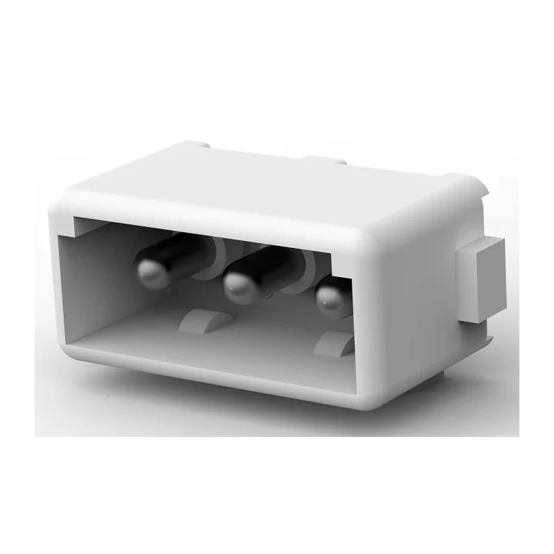 TE Connectivity Commercial MATE-N-LOK Series Straight Through Hole PCB Header, 3 Contact, 5.08 mm Pitch, 1 Row 350210-1